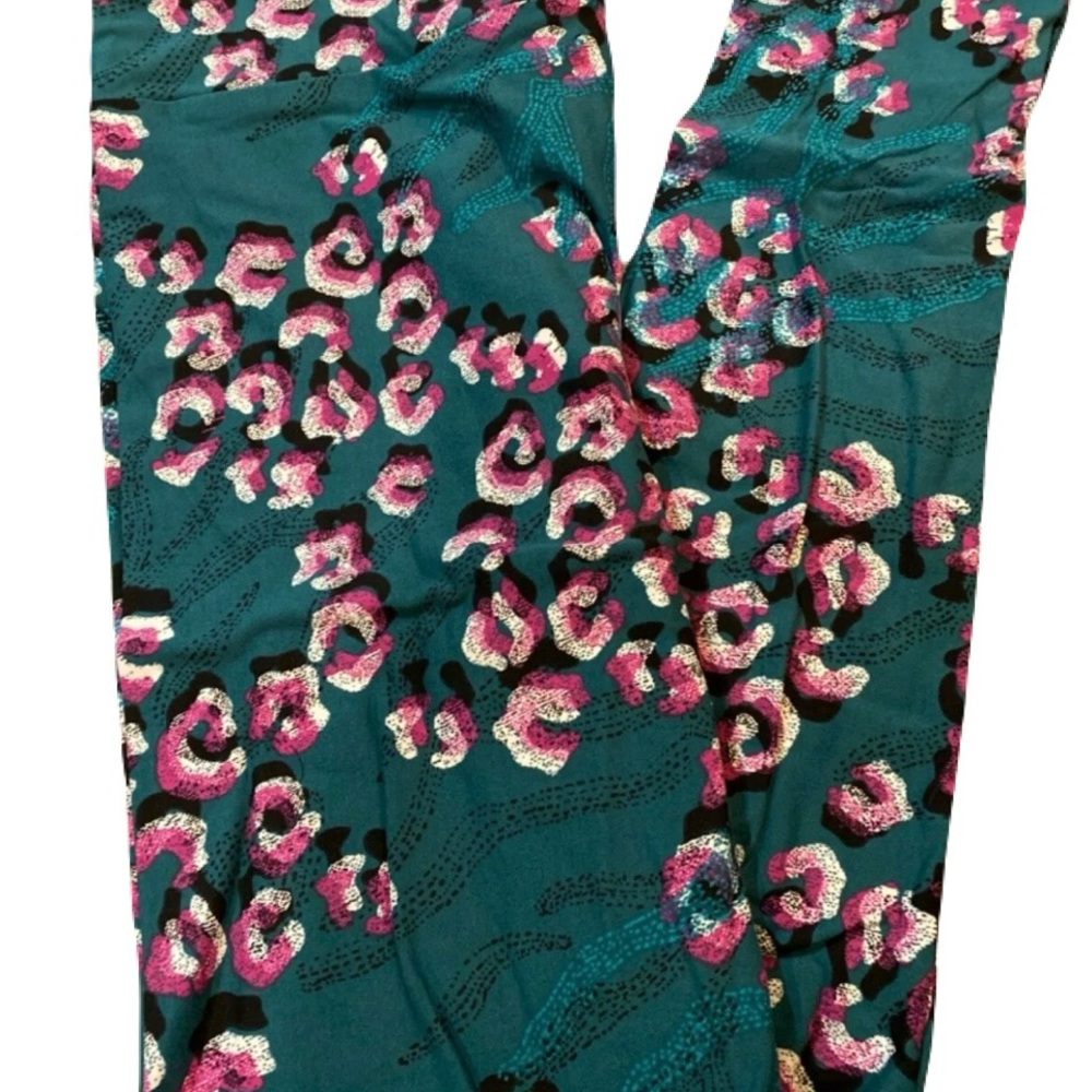 NEW Teal & Pink Leggings